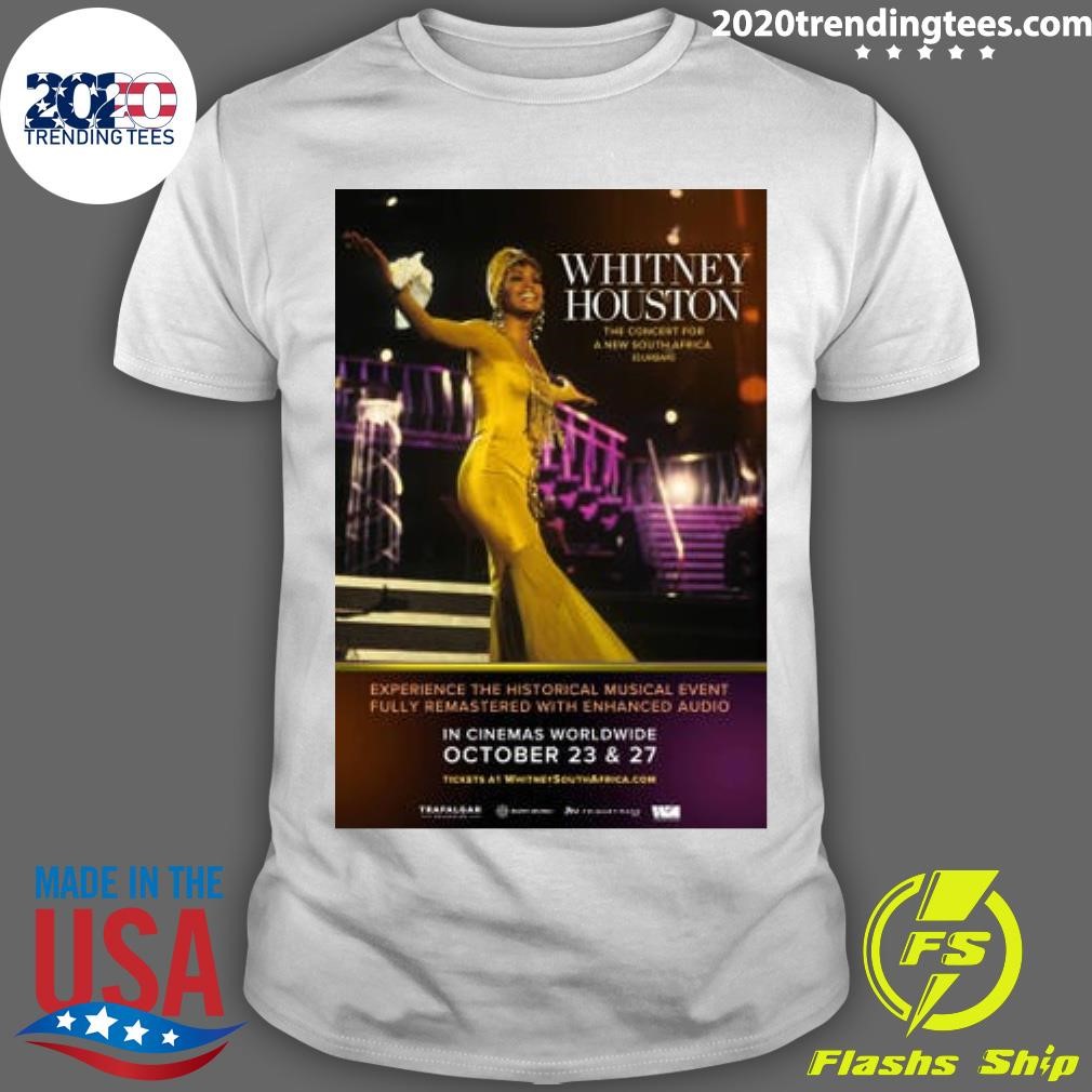 Top Whitney Houston The Concert For A New South Africa Durban 2024 T-shirt