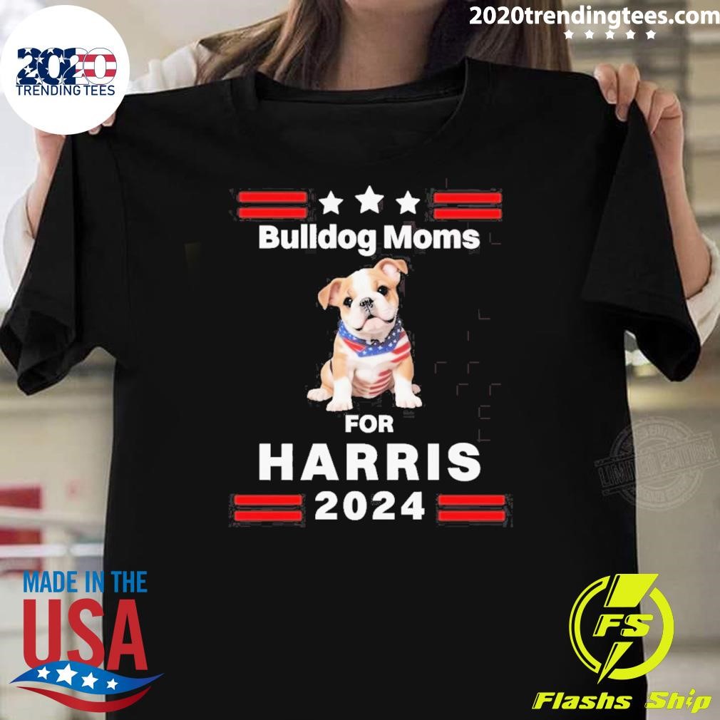 Awesome Bulldog Mom For Harris 2024 T-shirt