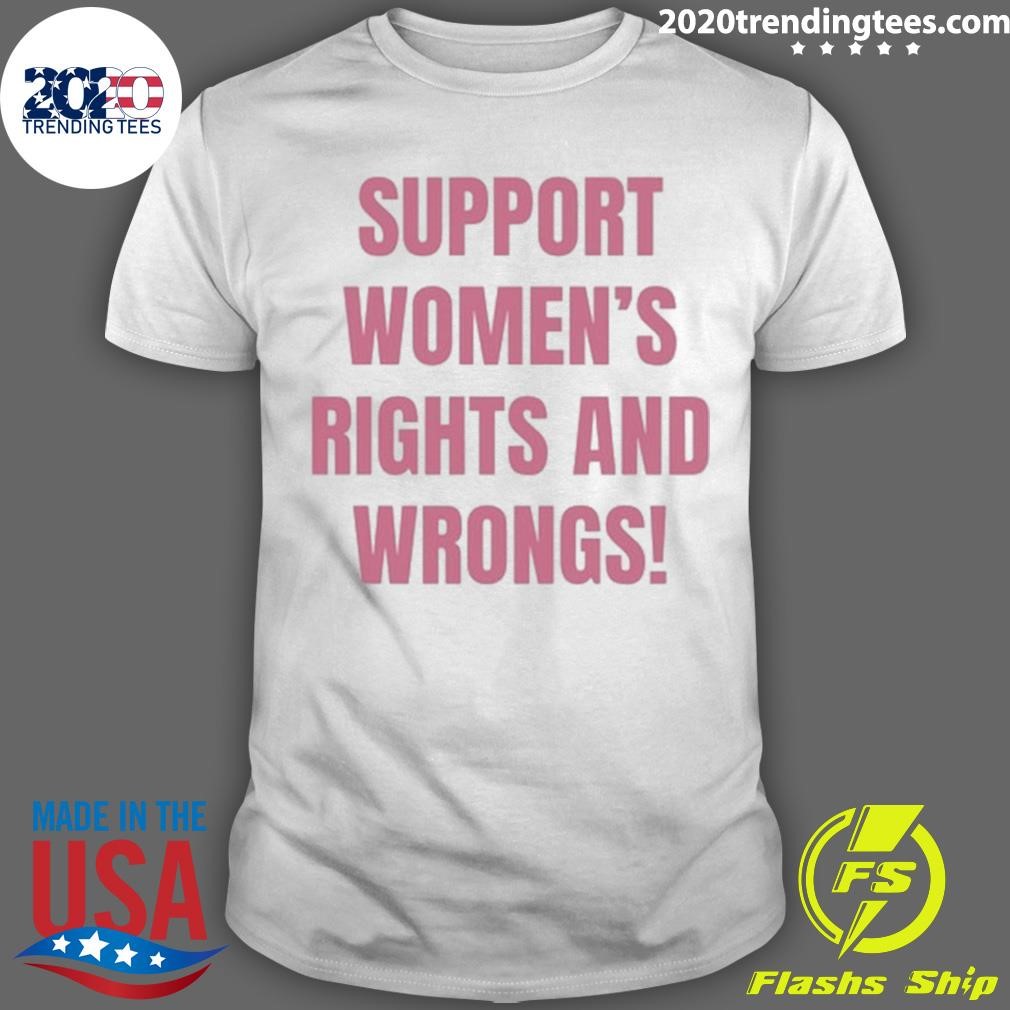 Awesome Cancelled Podcast Support Women's Rights And Wrongs T-shirt