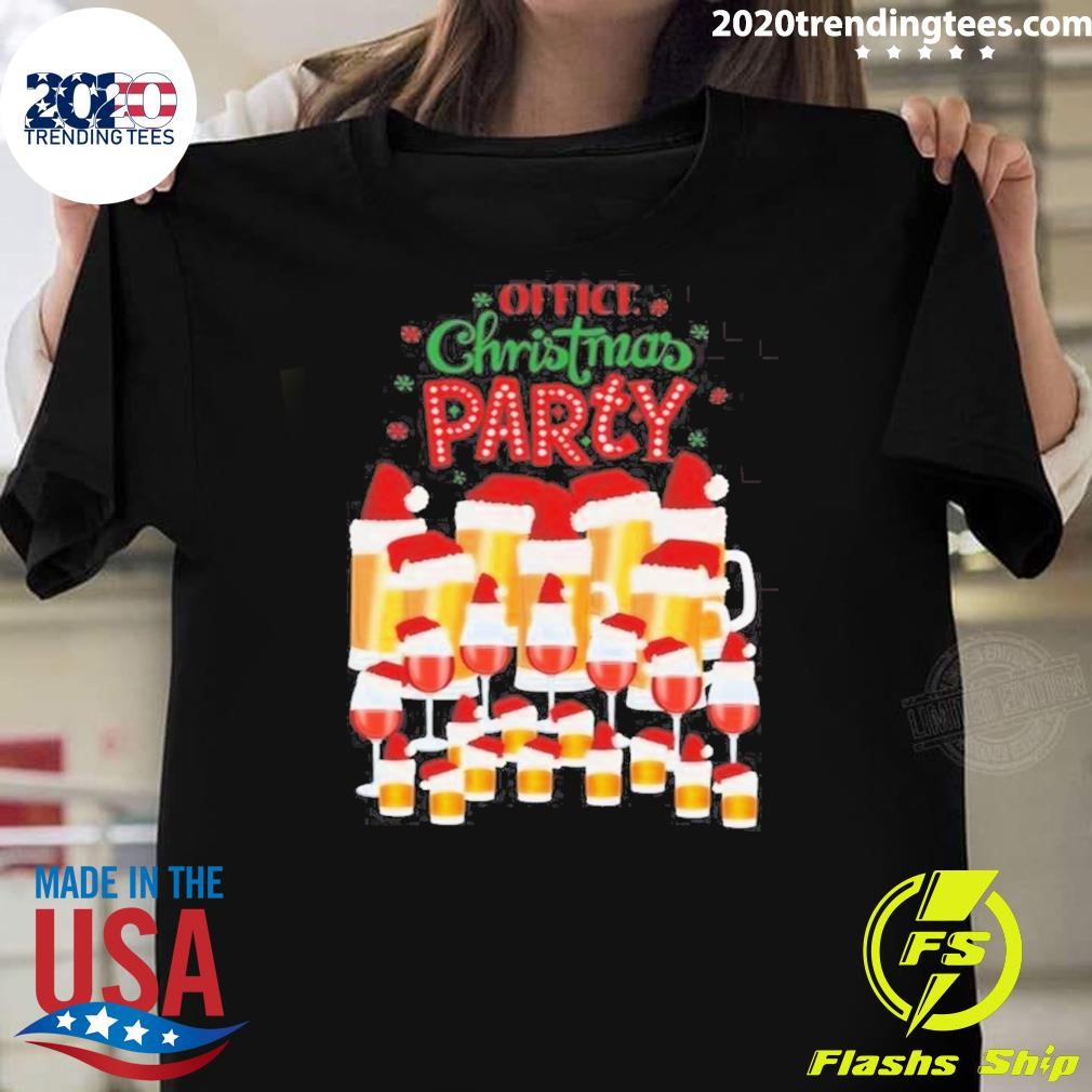 Awesome Christmas Party In The Office 2024 T-shirt