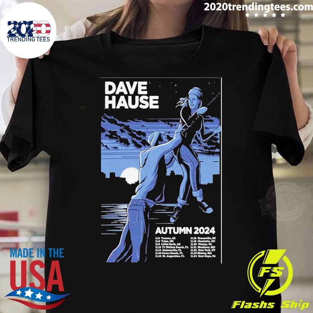 Awesome Dave House Autumn 2024 Tour Poster T-shirt