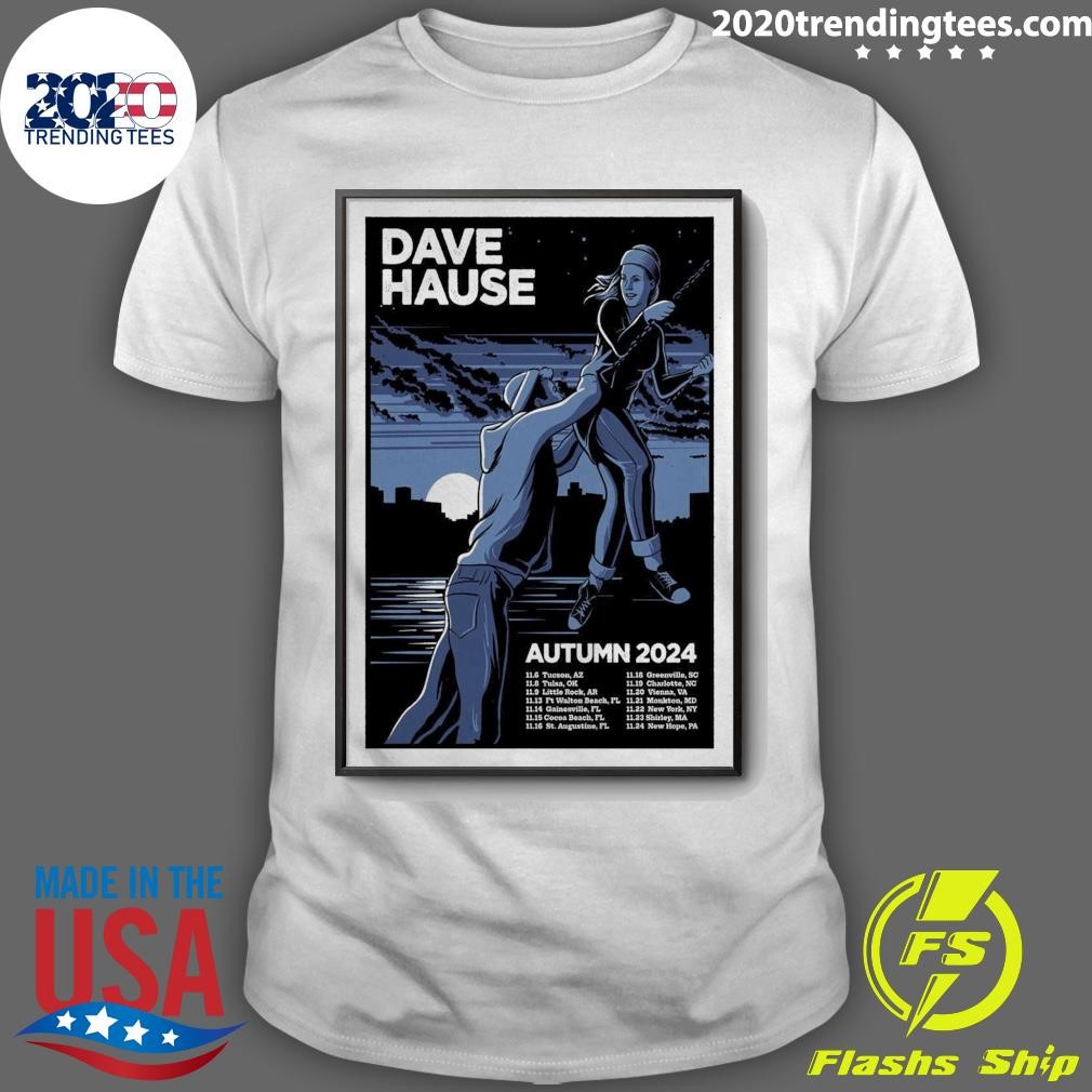 Awesome Dave House Autumn Tour 2024 Poster T-shirt