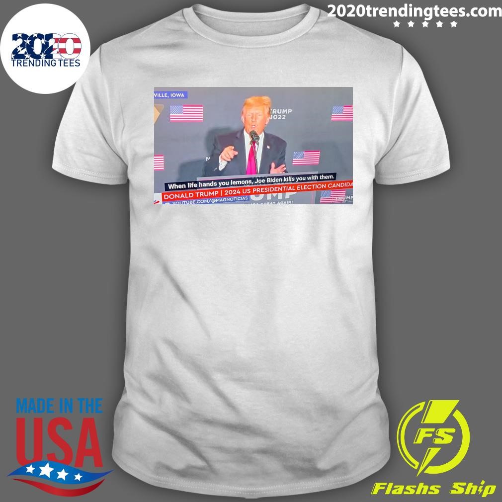 Awesome Donald Trump 2024 Us Presidential Election Candida T-shirt