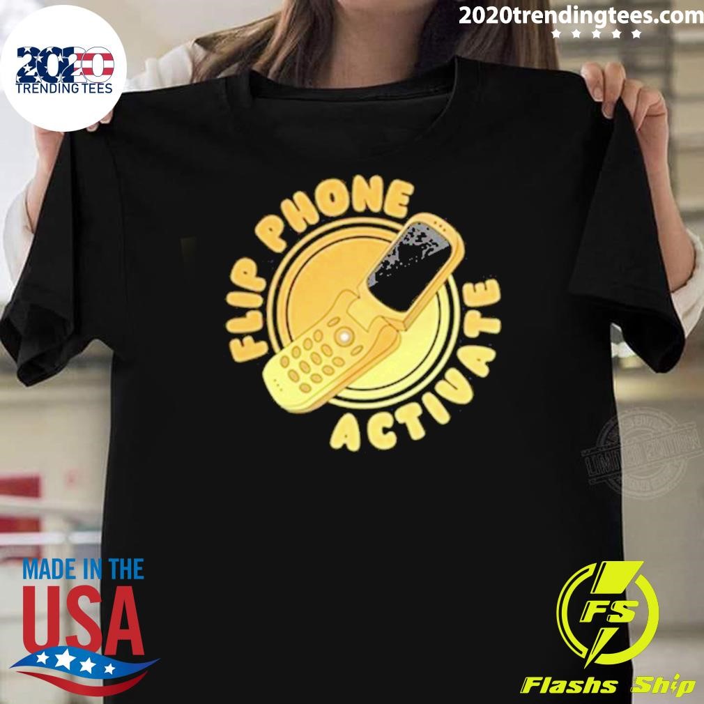 Awesome Flip Phone Activate 2024 T-shirt