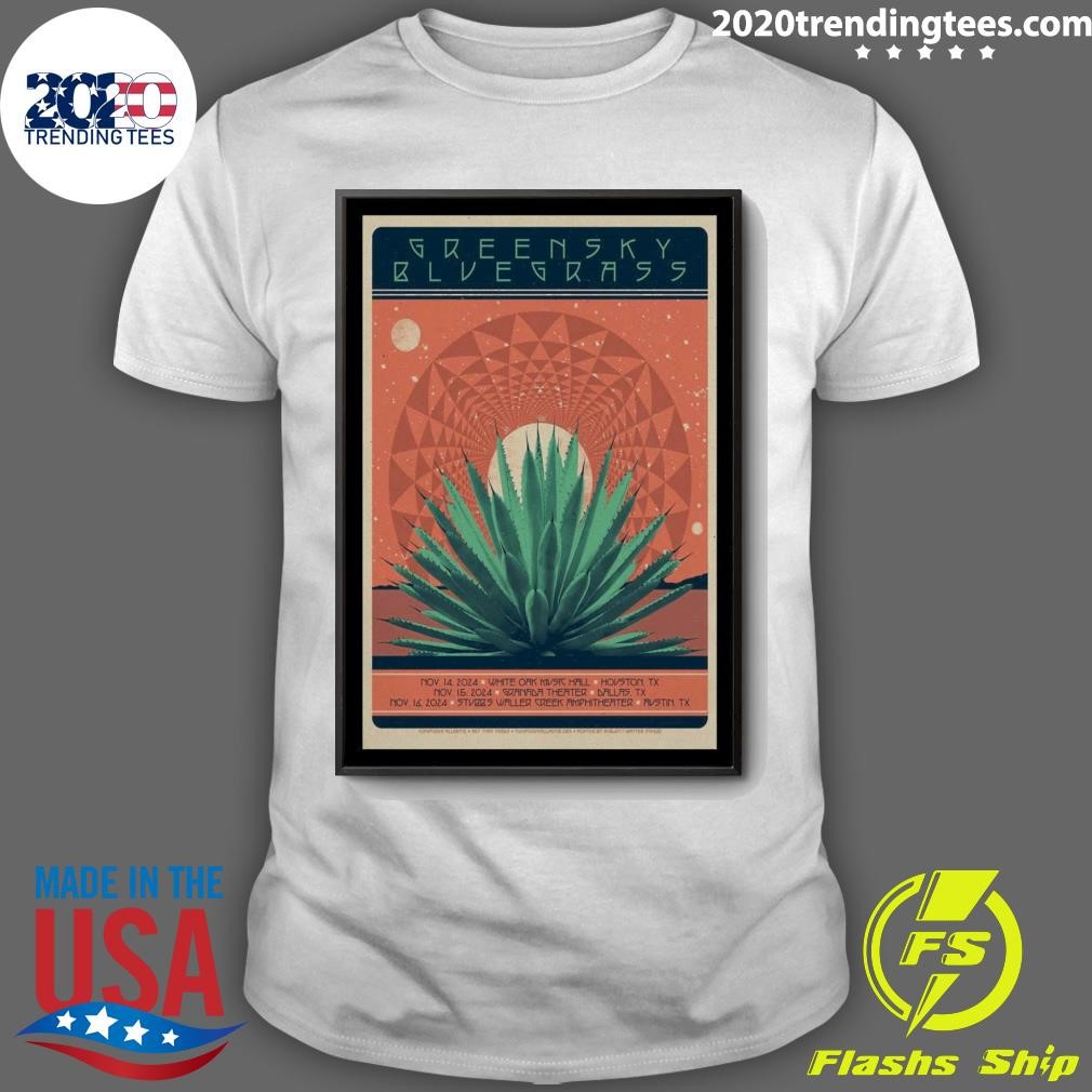 Awesome Greensky Bluegrass Nov 14-16 2024 Houston Dallas & Austin TX T-shirt