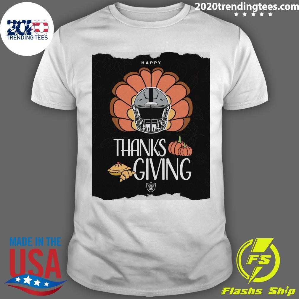 Awesome Happy Thanksgiving, Raider Nation T-shirt