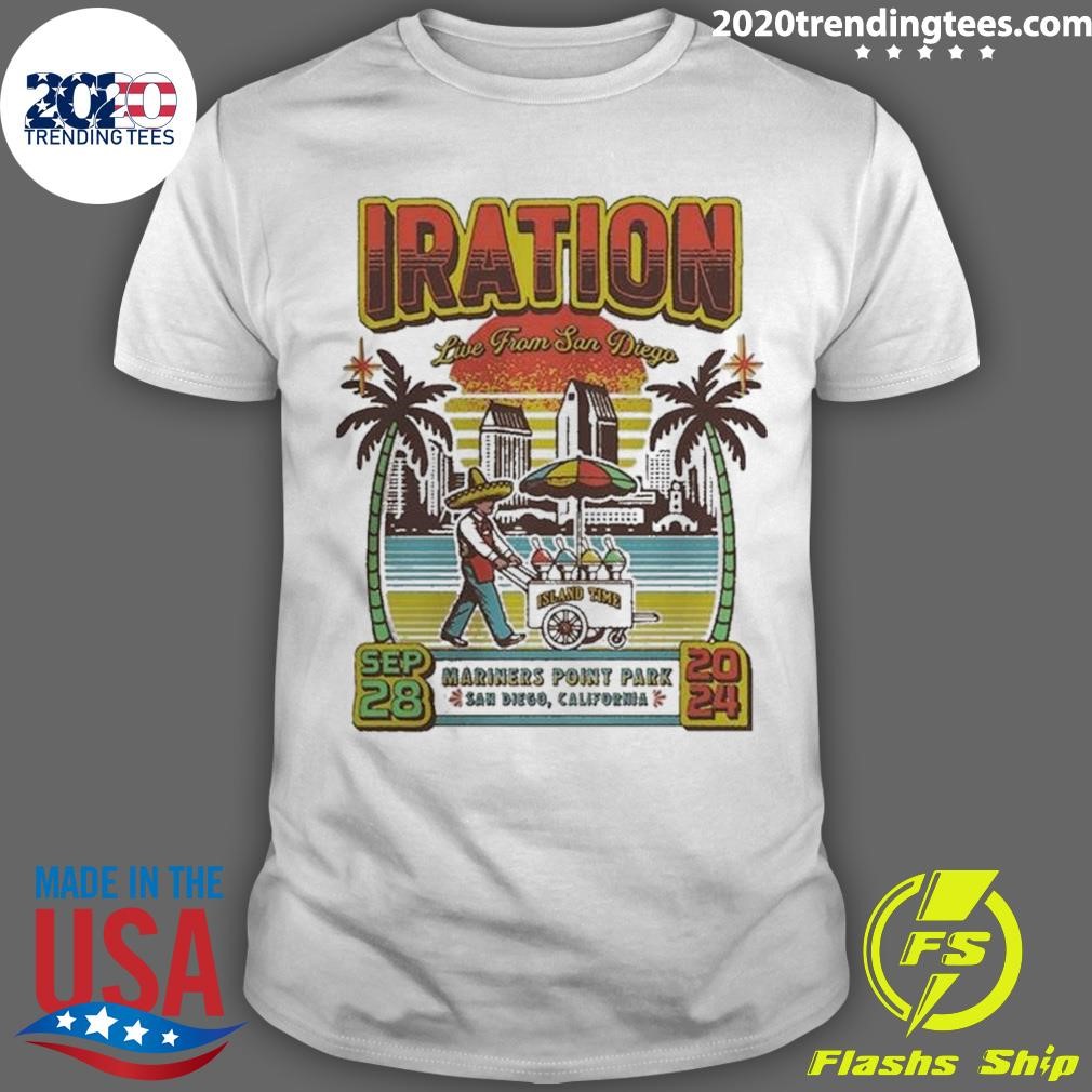 Awesome Iration Live From San Diego For San Diego California At Mariner’s Point Park On September 28 2024 Island Time T-shirt