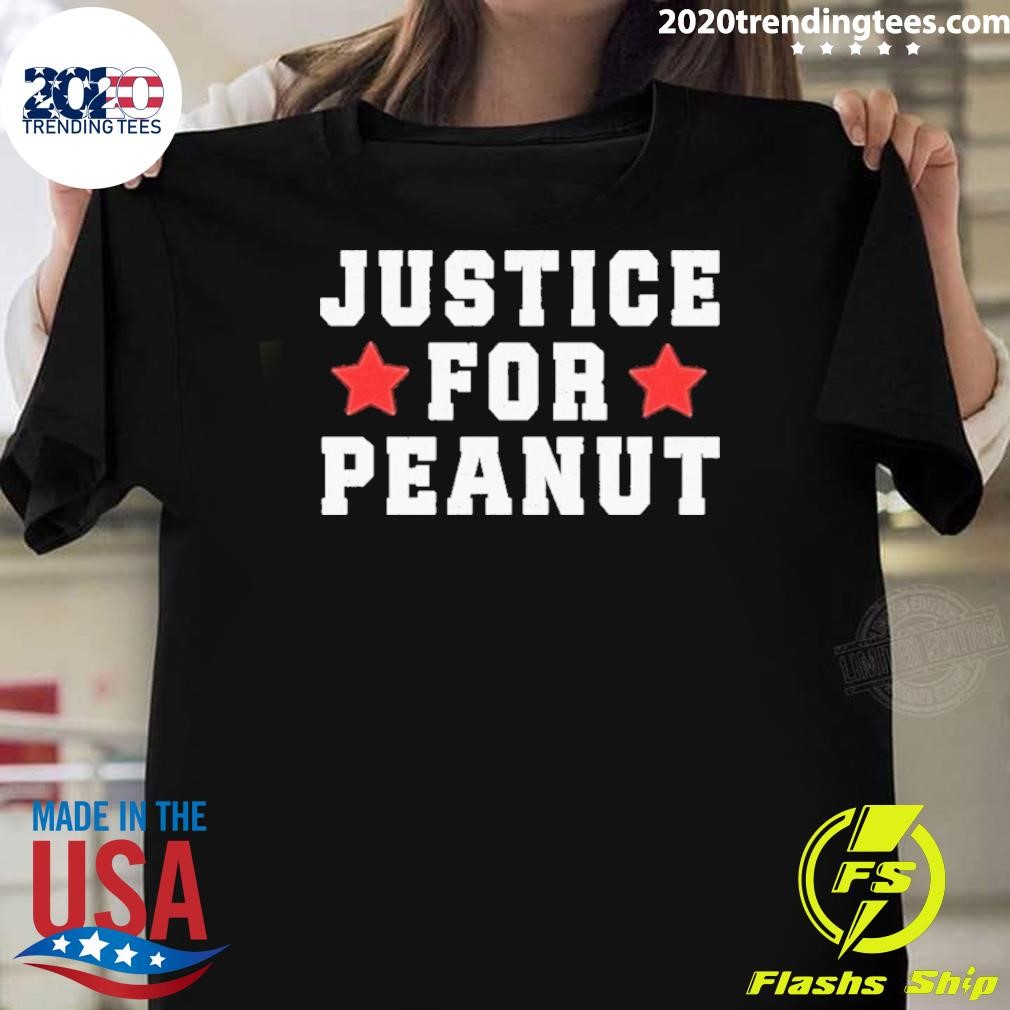 Awesome Justice for Peanut the Squirrel shirt, Peanut Support 2024 T-shirt