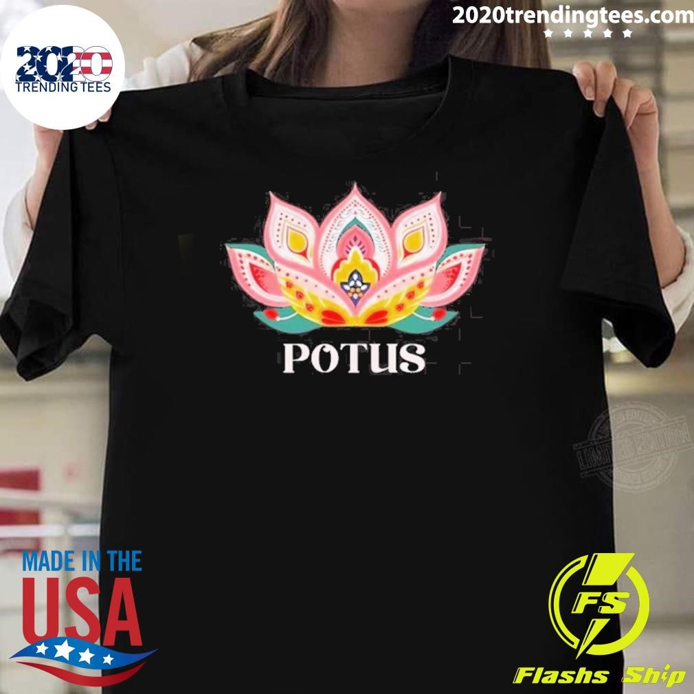 Awesome Lotus For Potus Kamala Harris 2024 I’m With Her T-shirt