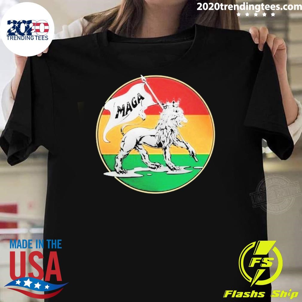 Awesome Maga Conquering Lion T-shirt