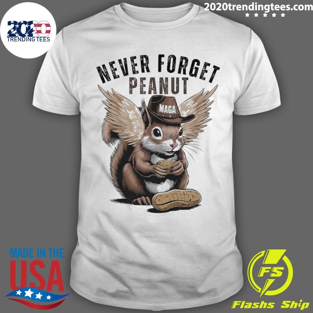 Awesome Peanut Squirrel Never Forget Peanut 2024 T-shirt