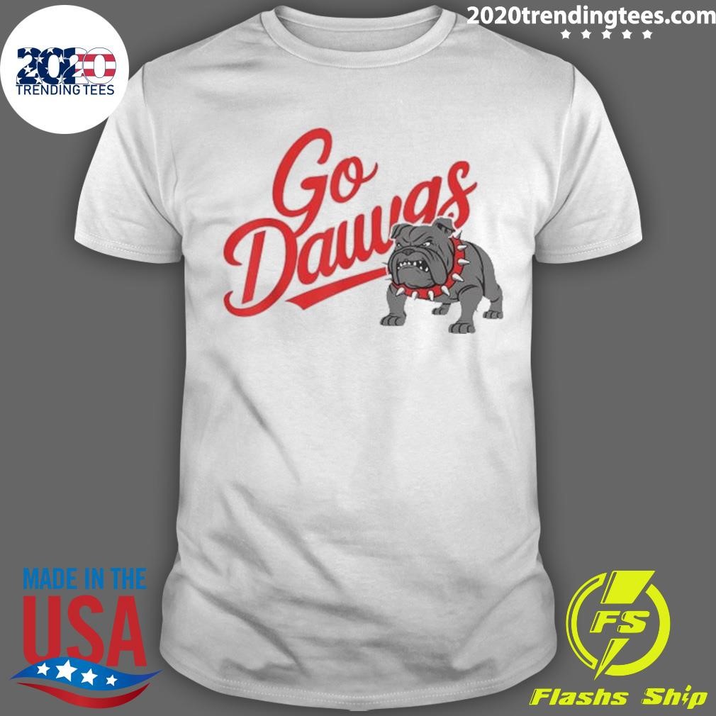 Awesome Retro Go Dawgs Bulldog 2024 T-Shirt