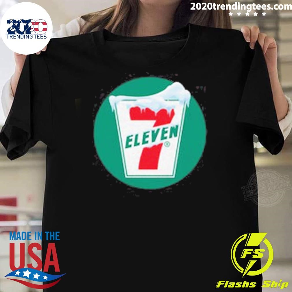 Awesome Snow Day Retro 7-Eleven T-shirt