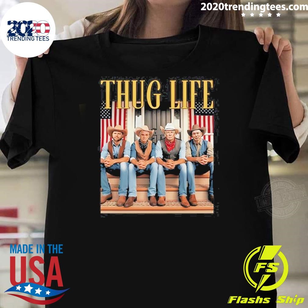 Awesome Thug Life Team Trump Vance Elon Kennedy T-shirt