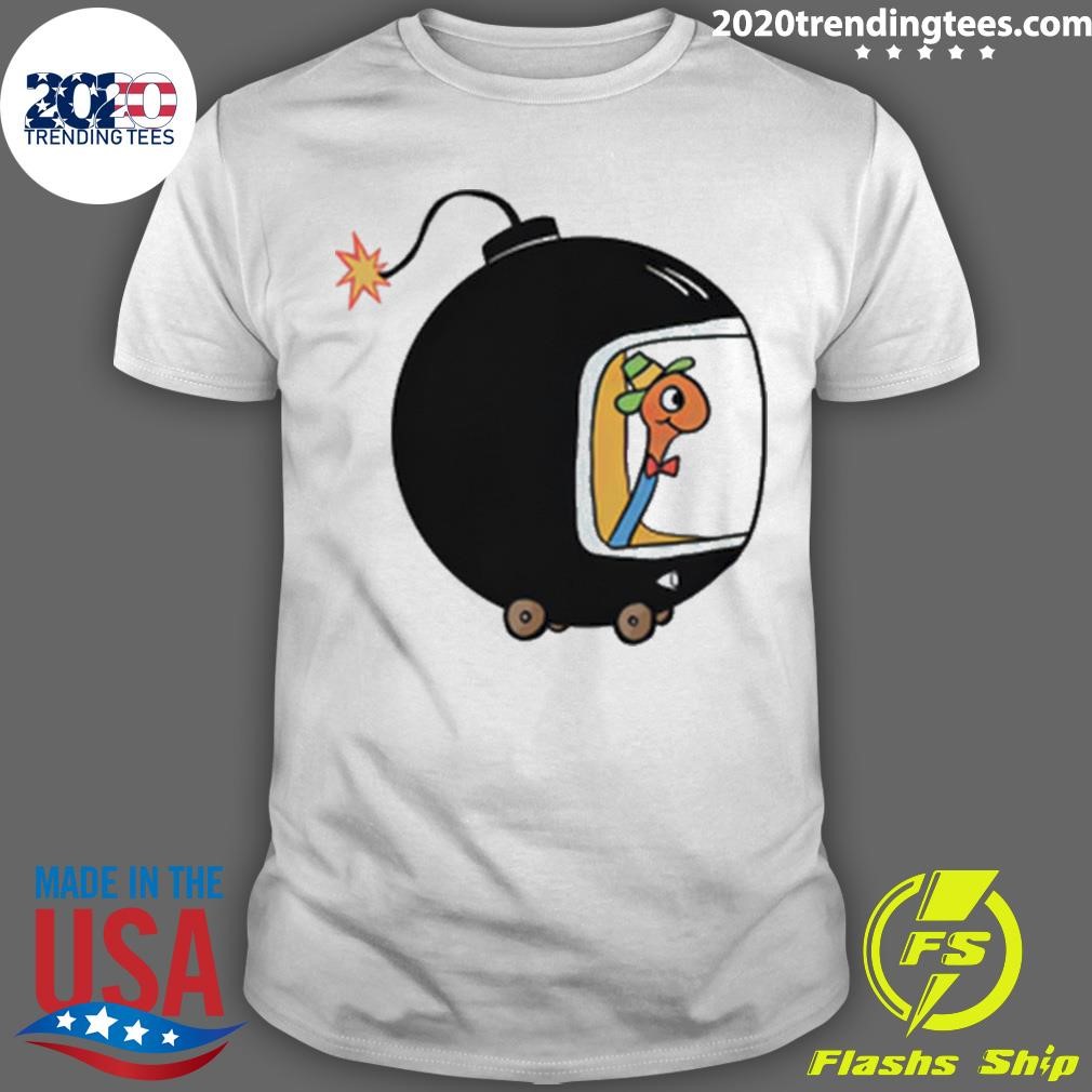 Awesome Worm Bomb Car T-Shirt