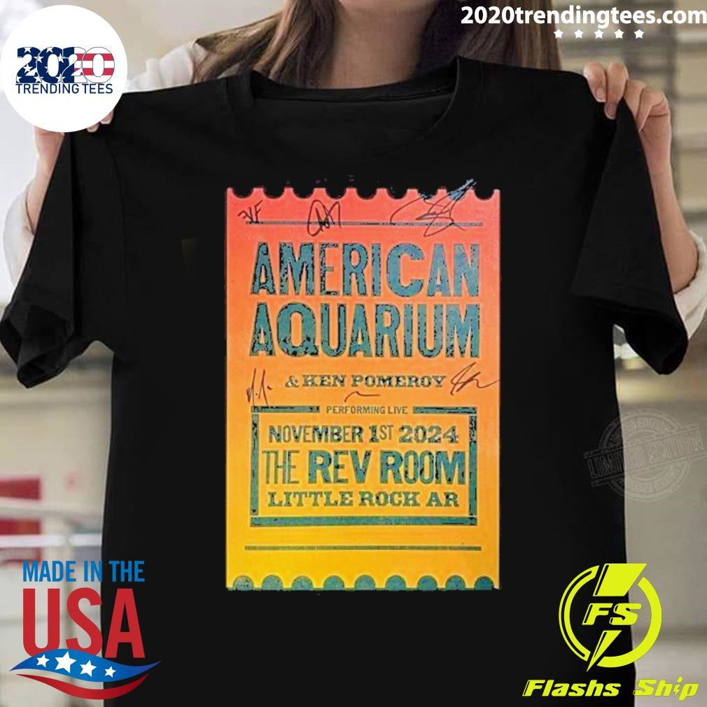 Best American Aquarium Little Rock, AR The Rev Room November 1 2024 Concert T-shirt