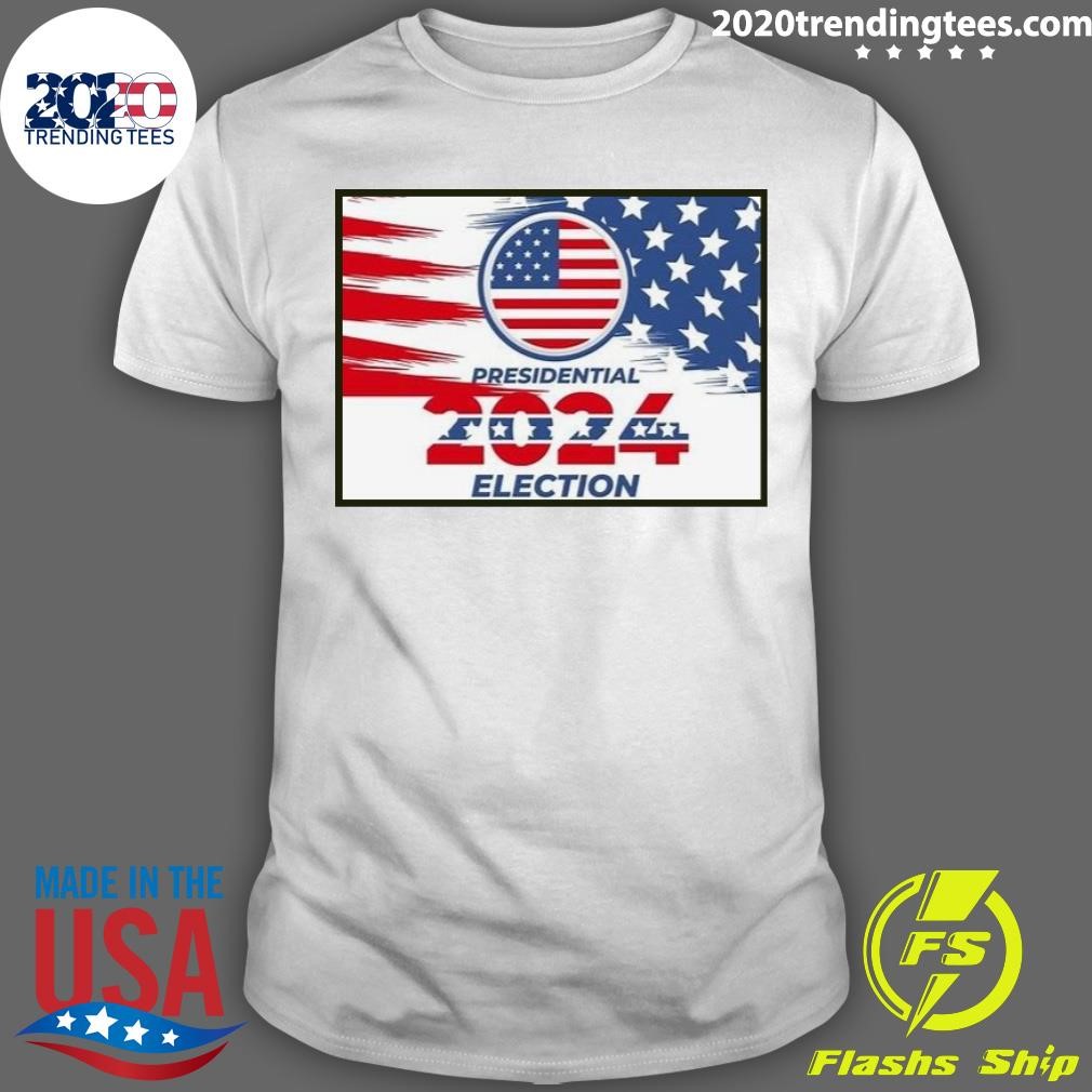 Best American Flag Presidential 2024 Election T-shirt