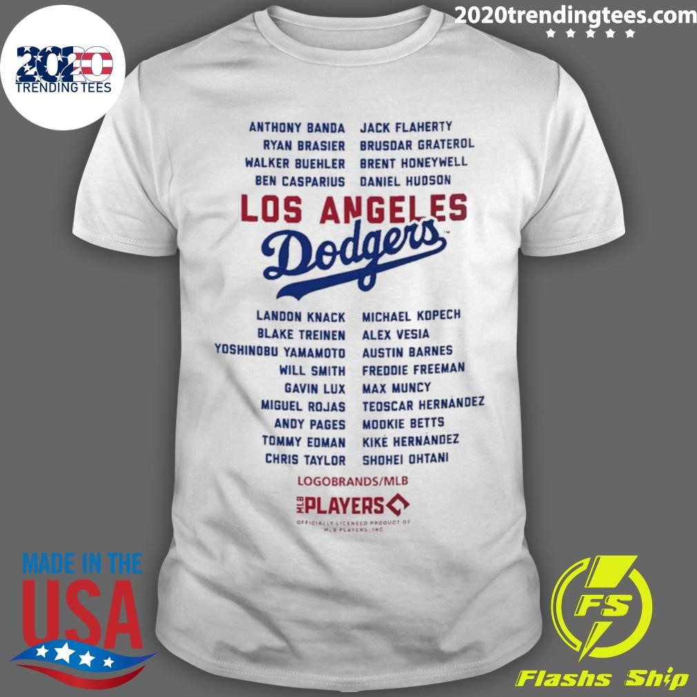 Best Angeles Dodgers 2024 World Series Champions Roster Players T-shirt