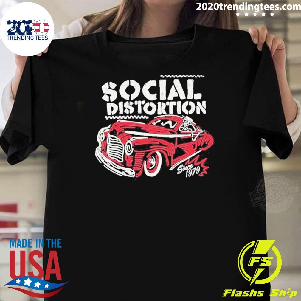 Best Distortion Skelly Car Since 1979 T-Shirt