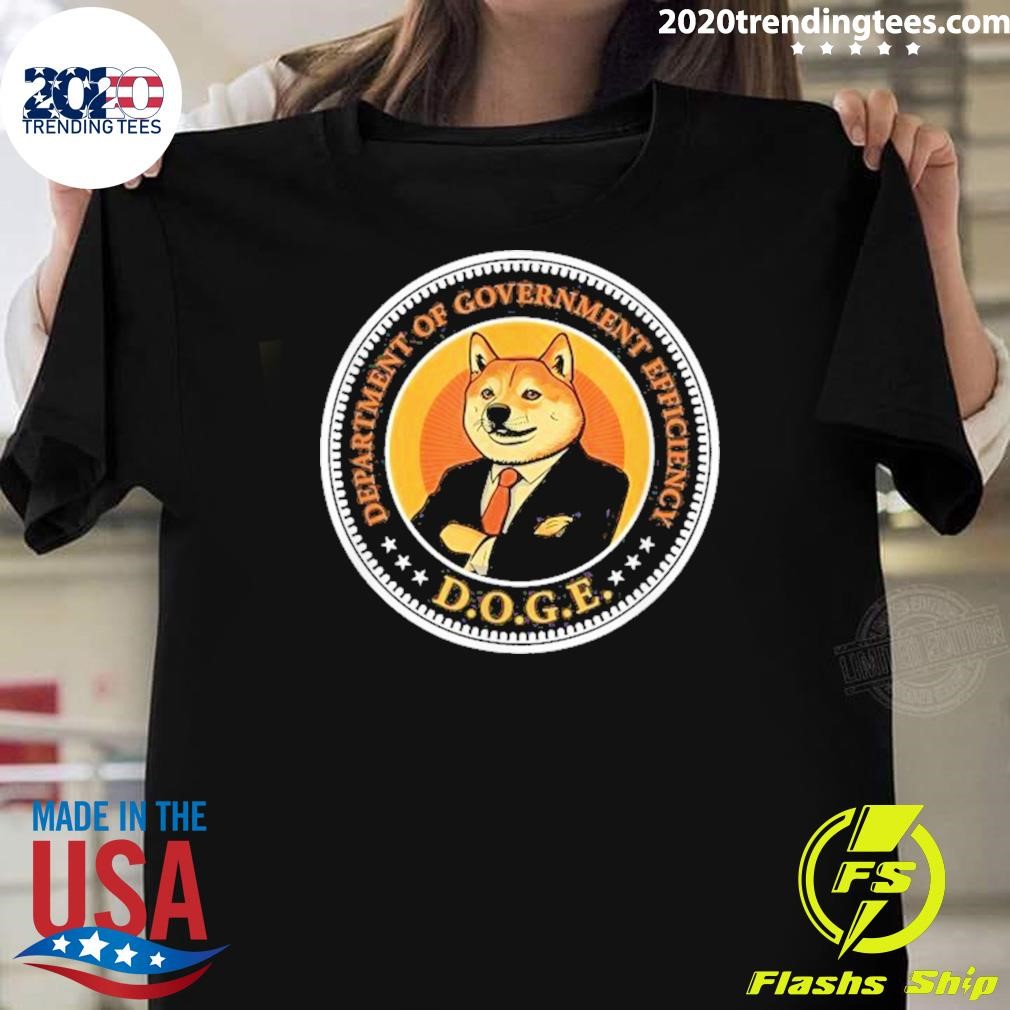 Best Doge Department Of Government Efficiency Logo T-shirt