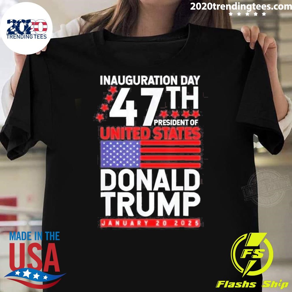 Best Donald Trump Won 2024 47th President Usa T-shirt