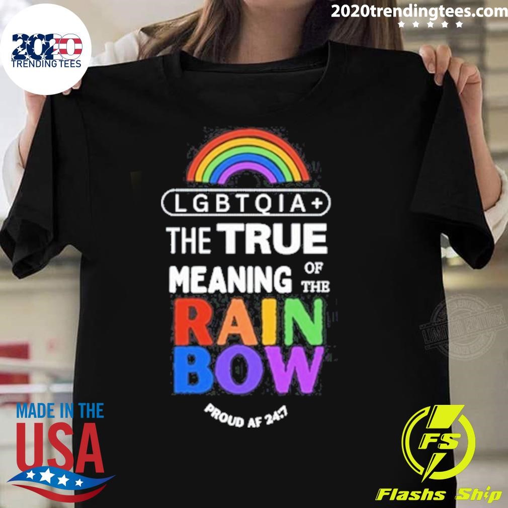 Best Dr. Jebra Faushay Lgbtqia+ The True Meaning Of The Rain Bow T-shirt