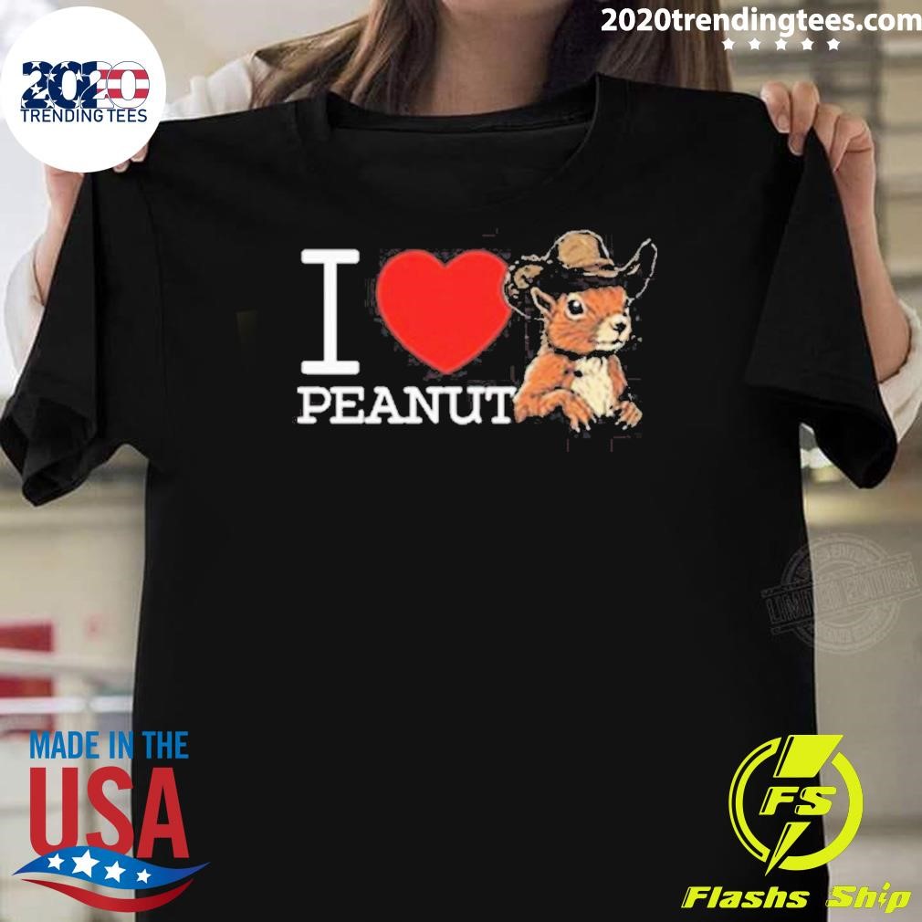 Best I Love Peanut 2024 T-shirt