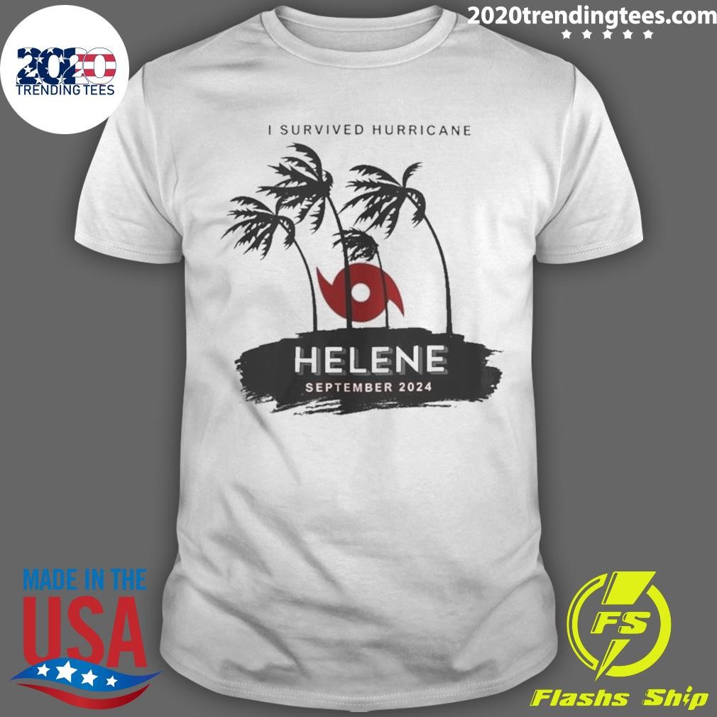 Best I Survived Hurricane Helene Survivor Hurricane Season 2024 T-shirt