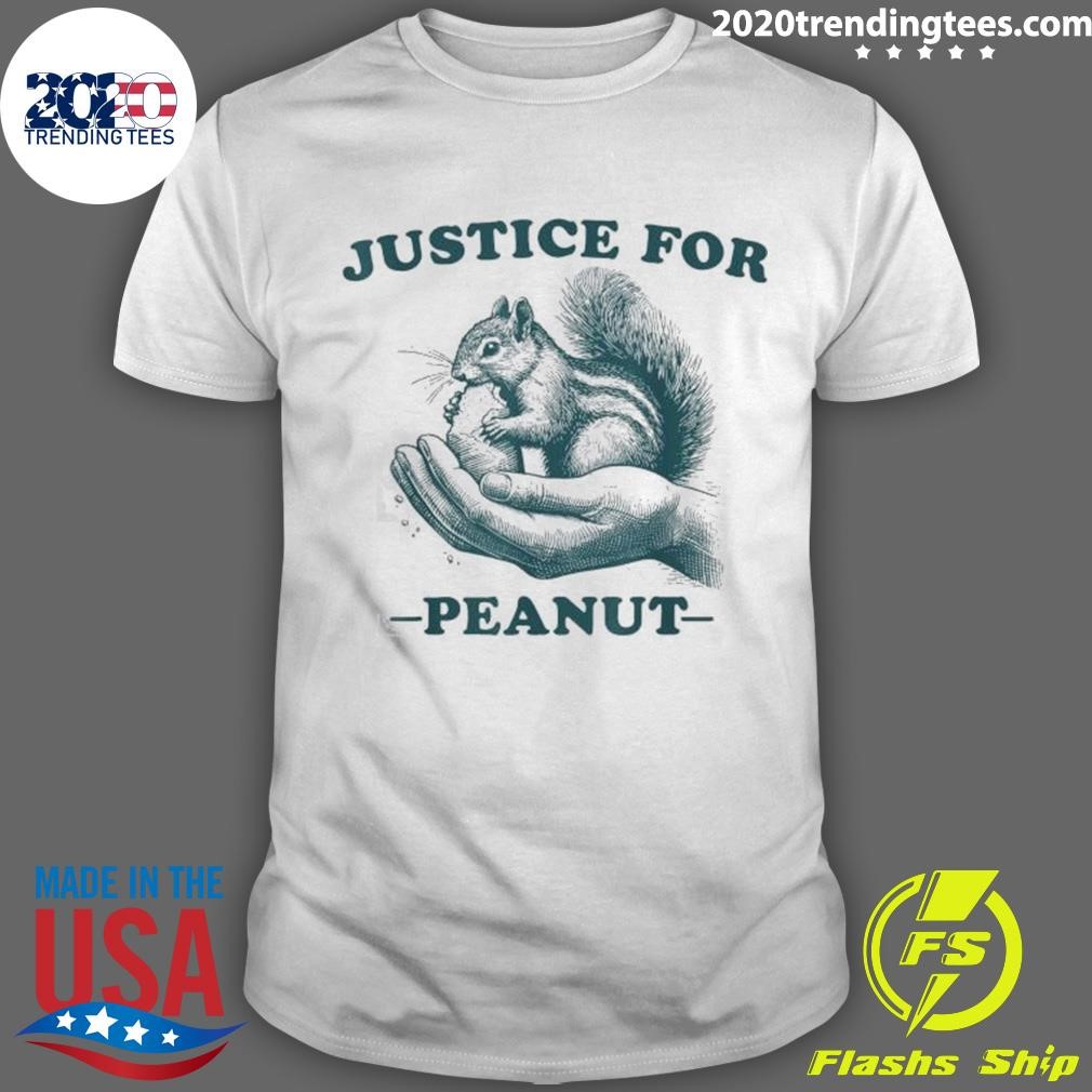 Best Justice For Peanut The Squirrel Making Squirrel Great Again T-shirt