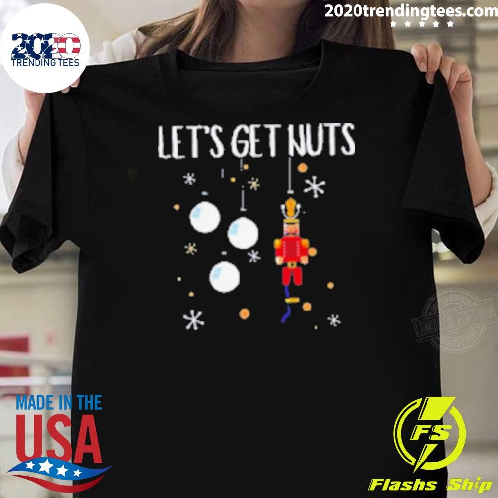 Best Let’s Get Nuts Christmas Christmas 2024 T-shirt