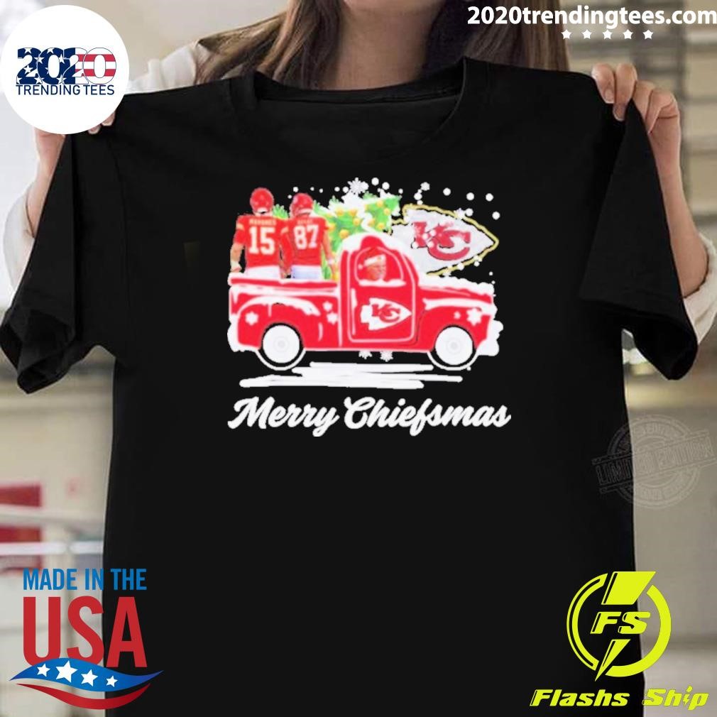 Best Mahomes And Kelce Coach Kc 12 Days Of Chiefsmas 2024 T-shirt