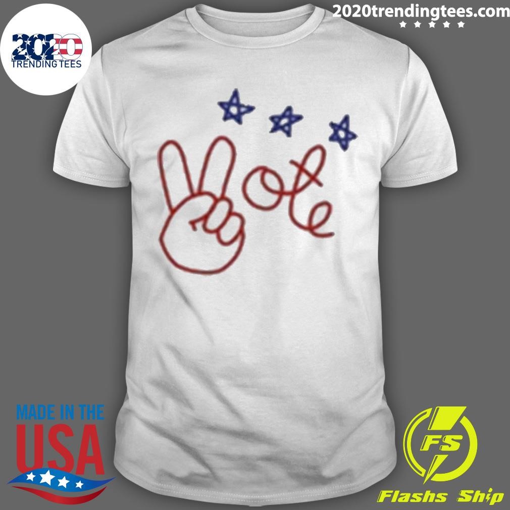 Best Nicolle Wallace Wearing Peace Vote T-shirt