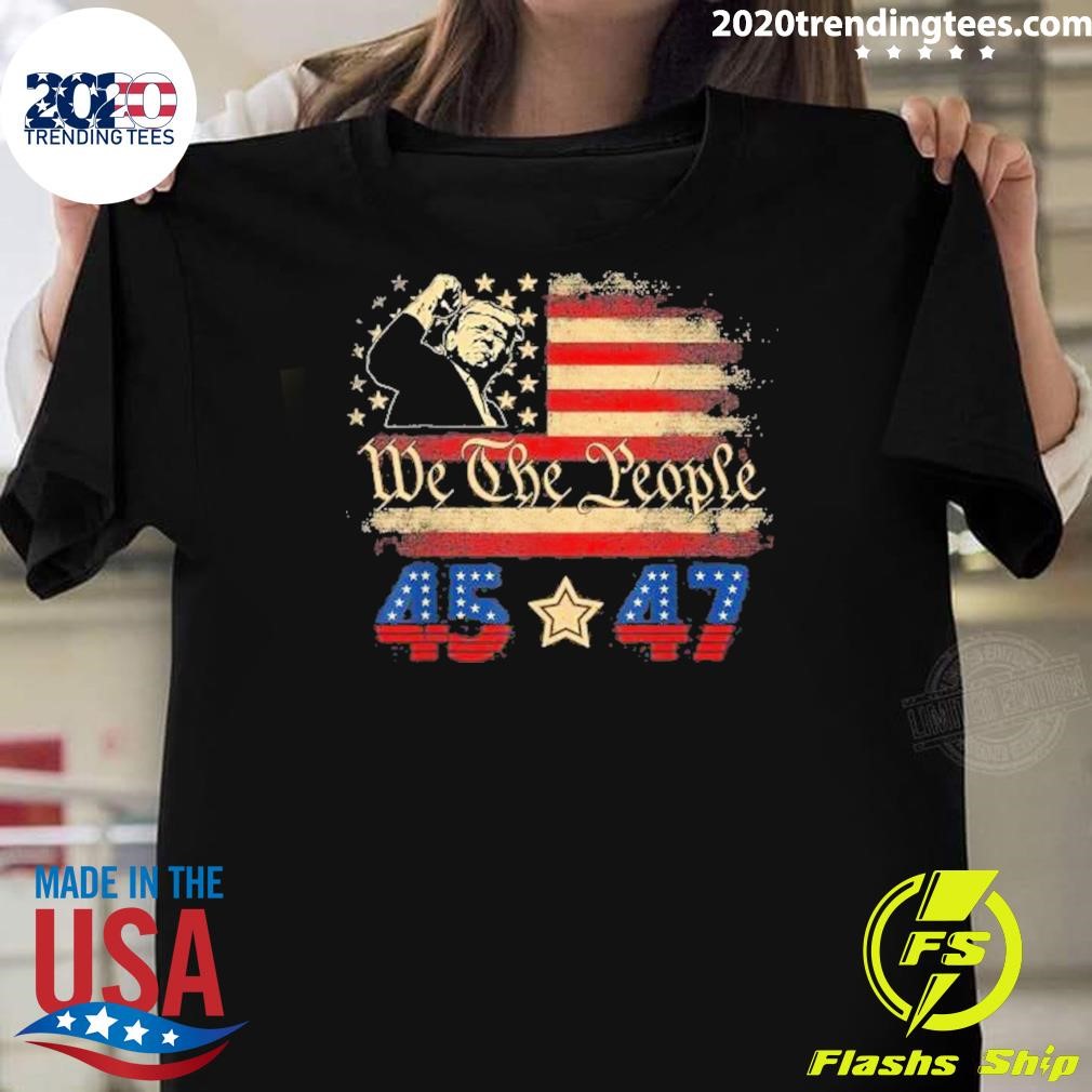 Best Retro Trump 45 47 Presidential Election Winner Inauguration T-shirt