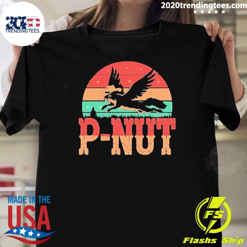 Best Retro Vintage Justice For Peanut Squirrel P’nut Pnut 2024 T-shirt