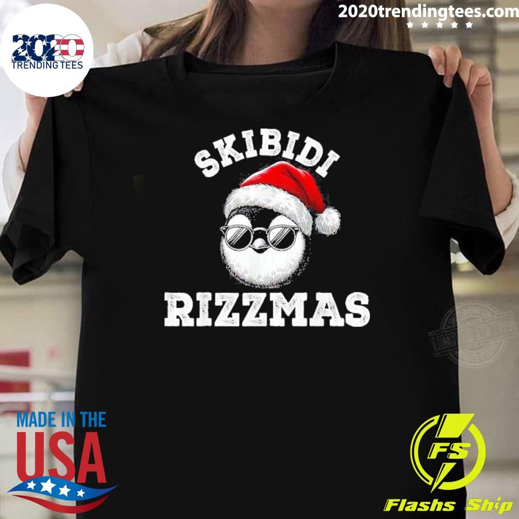 Best Skibidi Rizzmas Gen Alpha Slang Christmas Penguin 2024 T-shirt