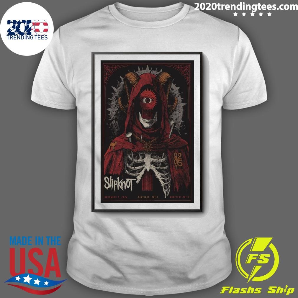 Best Slipknot In Santiago, Chile On November 2 2024 T-shirt