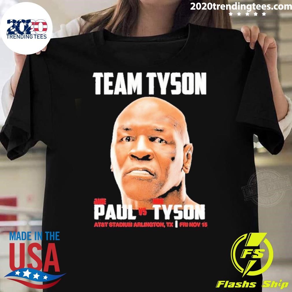 Best Team Tyson Jake Paul Vs Mike Tyson Fight T-shirt