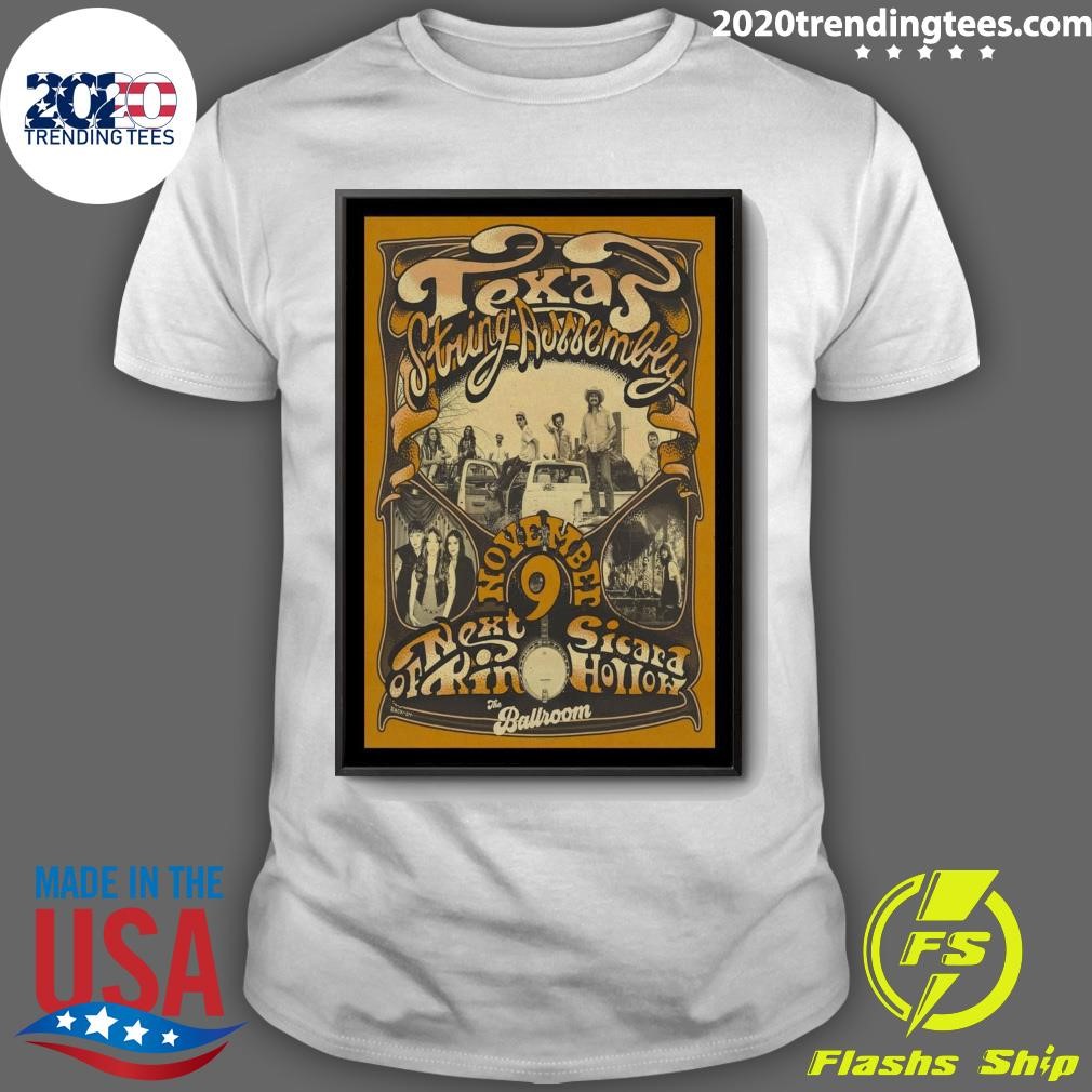 Best Texas String Assembly At Spiderhouse Ballroom On Nov 9 2024 In Austin TX Poster T-shirt