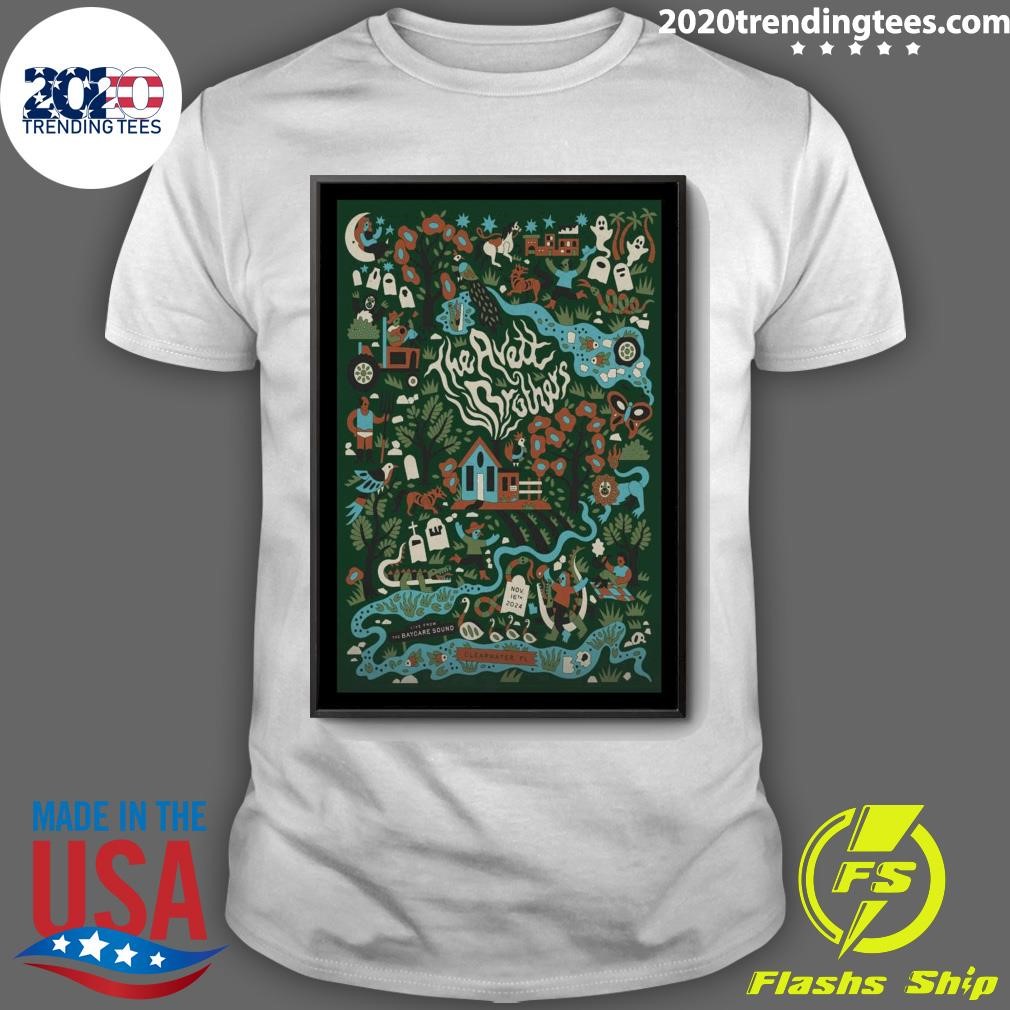 Best The Avett Brothers Tour in Clearwater FL On Nov 16 2024 T-shirt