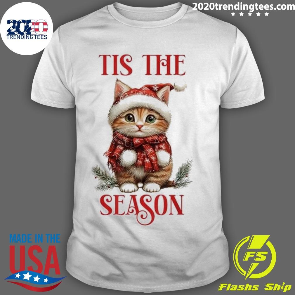 Best Tis the season Cat Christmas 2024 T-shirt