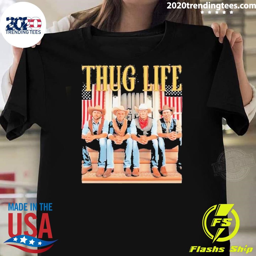 Best Trump JD Vance Robert F. Kennedy Jr. Elon Musk Thug Life Team T-shirt