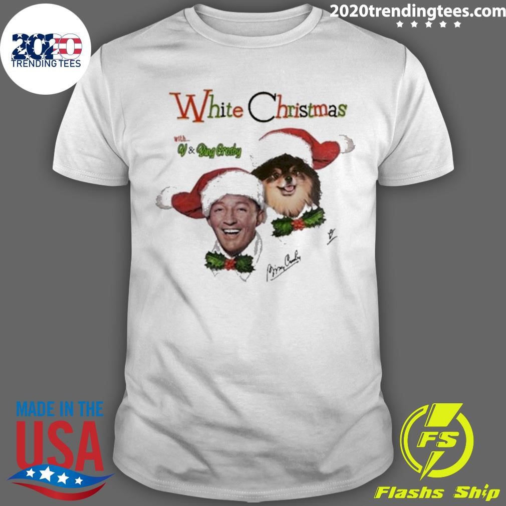 Best White Christmas T-Shirt V & Bing Crosby Holidays Christmas 2024 T-Shirt