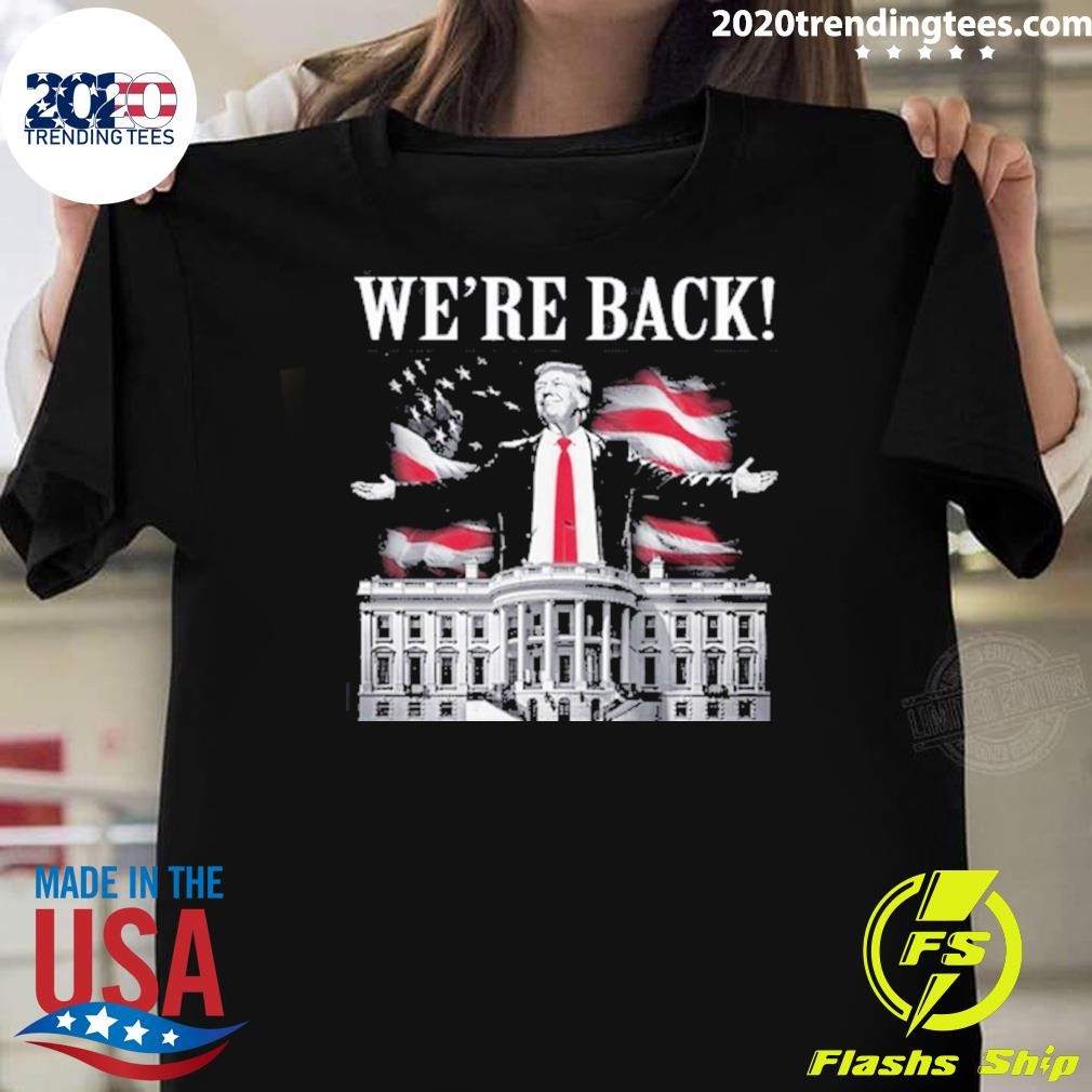 Funny Adam Calhoun Trump We're Back 2024 T-Shirt