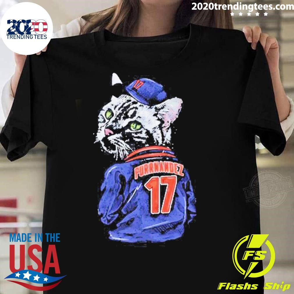 Funny Cat Keith Hernandez New York M Purrnandez Jacket T-shirt