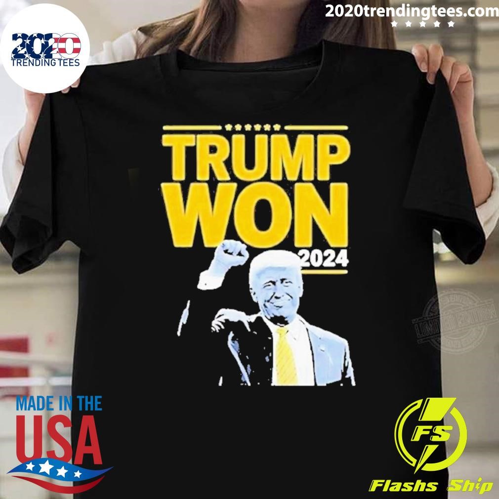 Funny Congratulations Trump President Trump Won 2024 T-Shirt