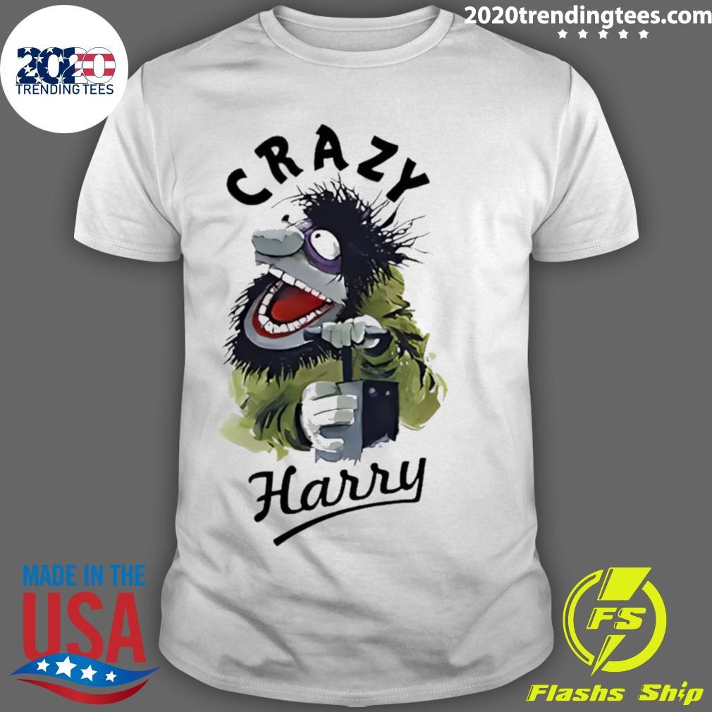 Funny Crazy Harry Animal Mupets 2024 T-shirt