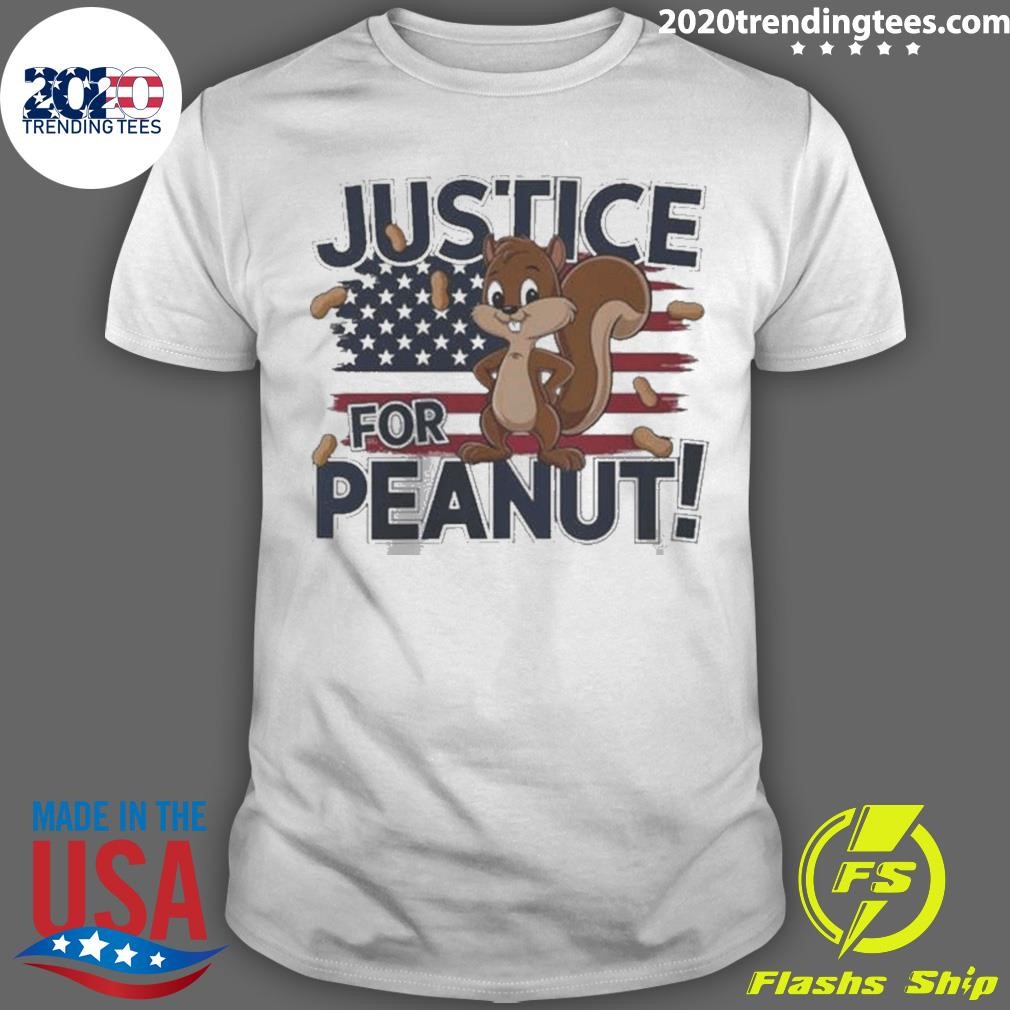 Funny Justice For Peanut The Squirrel Gildan T-shirt