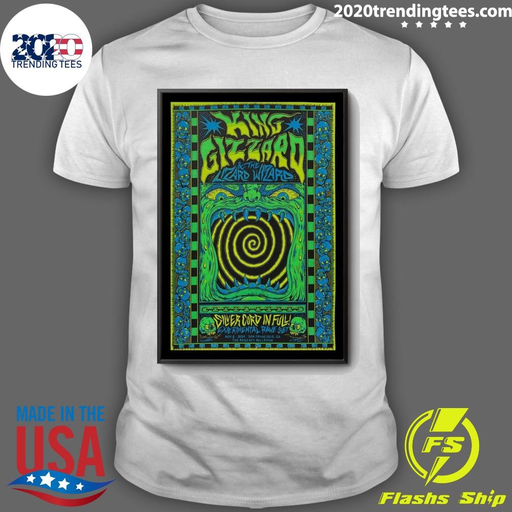 Funny King Gizzard And The Lizard Wizard Nov 6 2024 San Francisco CA Shirt