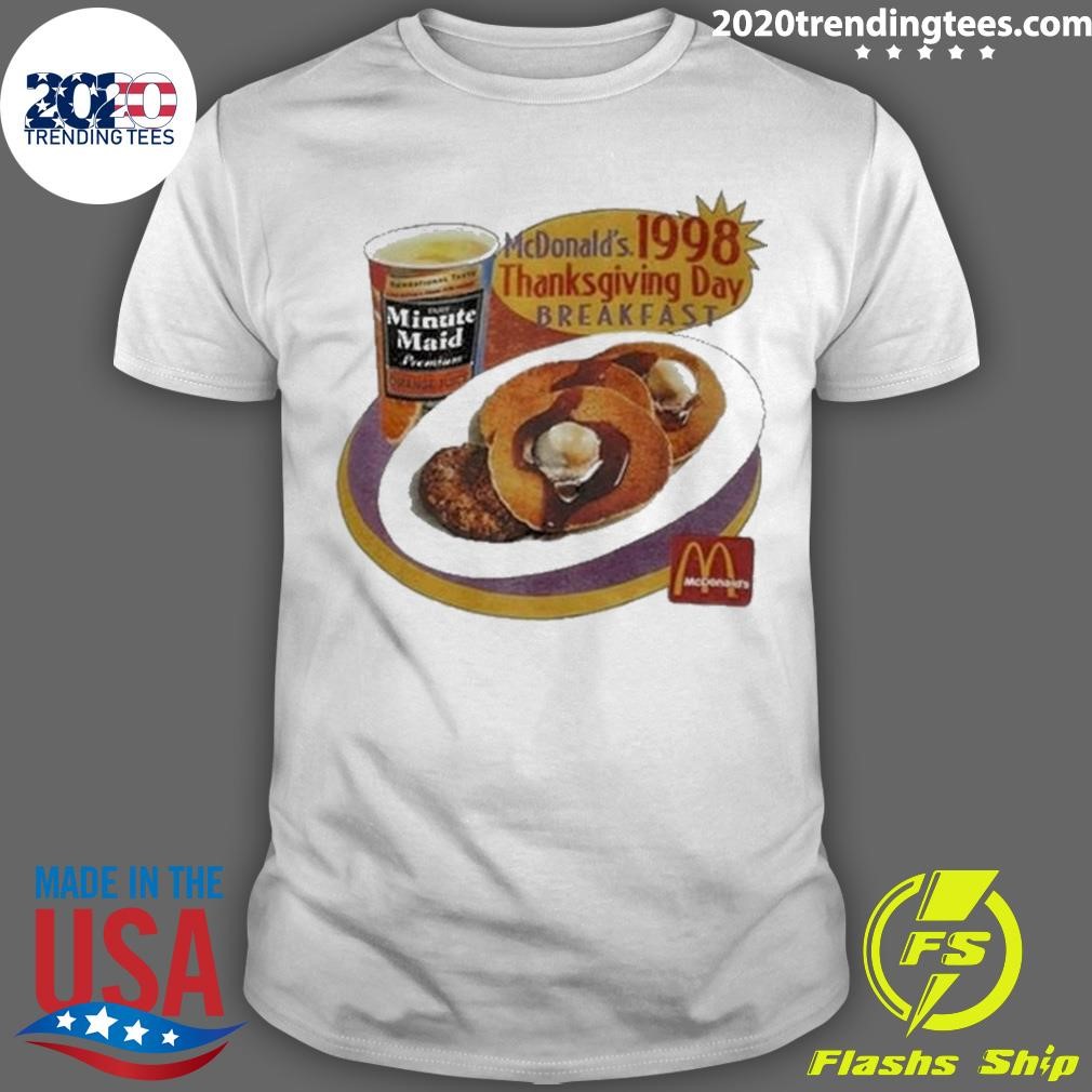 Funny Mcdonald’s 1998 Thanksgiving Day Breakfast T-shirt