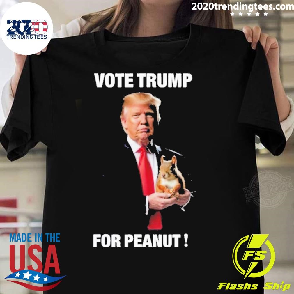 Funny New Vote Trump For Peanut 2024 T-shirt